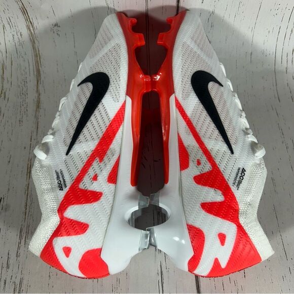 Nike Zoom Mercurial Vapor 15 Elite FG Soccer Cleats White Mens 6 DJ4978-600 - Picture 6 of 11